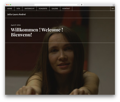 Afterlight theme WordPress free - julia-laura-andrei.com