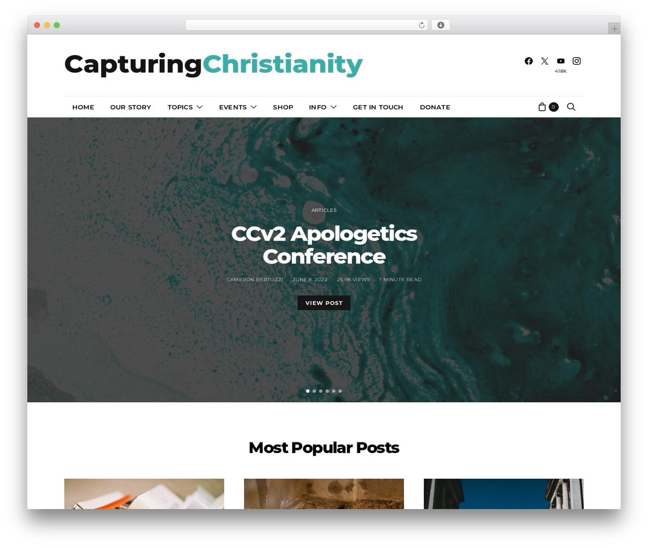 Authentic WordPress theme - capturingchristianity.com Authentic WordPress theme - capturingchristianity.com