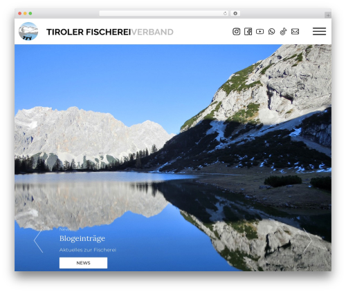 Best WordPress theme Bootstrap Basic4 - tiroler-fischereiverband.at