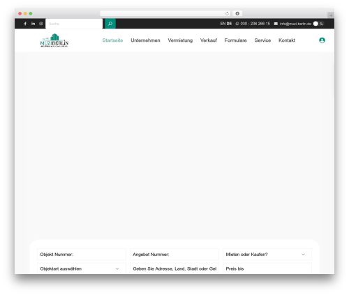 Best WordPress theme WpResidence - muzi-berlin.de
