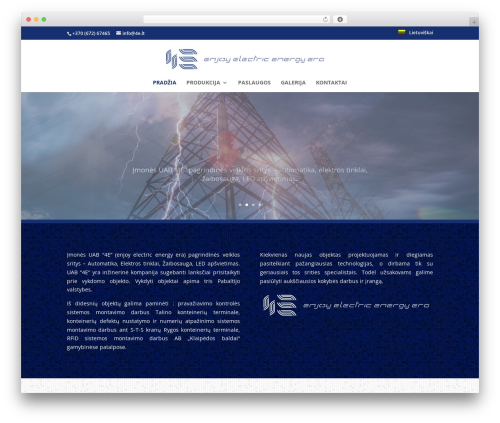 Divi theme WordPress - 4e.lt