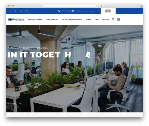 Engitech theme WordPress - eclipse-networks.com