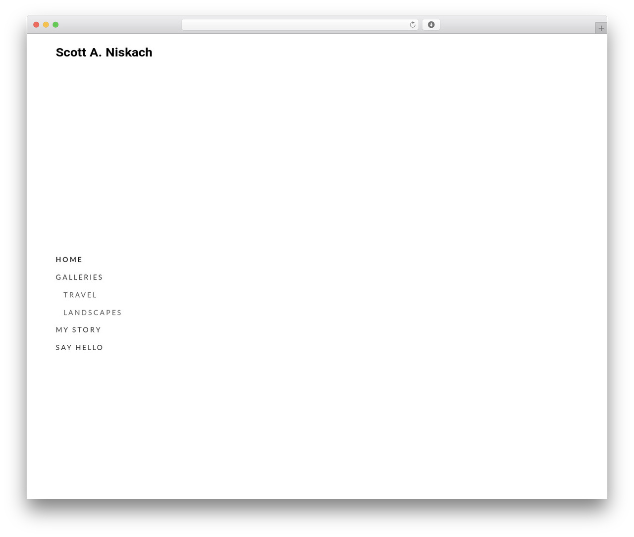 Flatbase WordPress theme - scottn.com