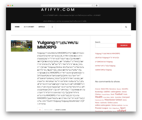 JustWrite theme WordPress - afifyy.com JustWrite theme WordPress - afifyy.com