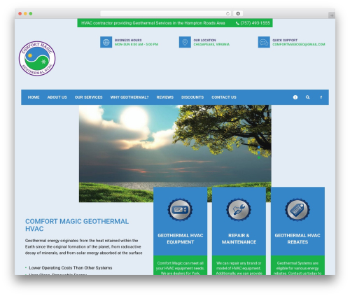 Shipper WordPress theme - comfortmagicgeo.com