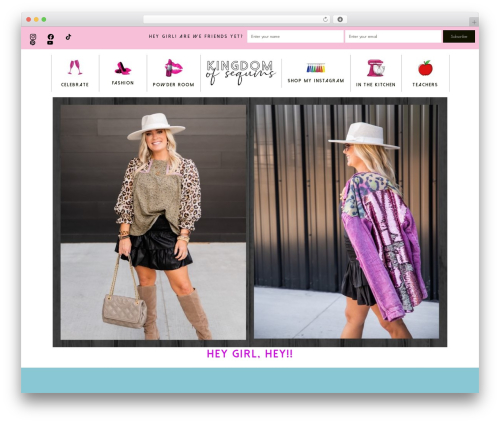 Theme WordPress Genesis - kingdomofsequins.com
