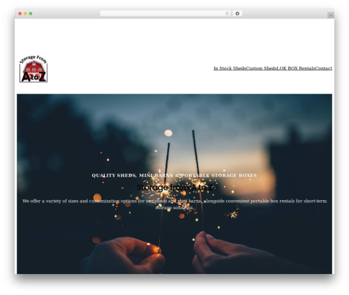 Version 3 theme WordPress - atozstorageservices.com