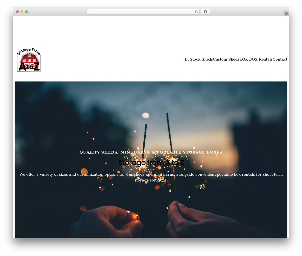 Version 3 theme WordPress - atozstorageservices.com