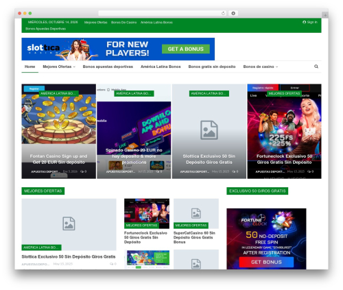 WordPress theme Publisher - 24apuestasdeportivas.com