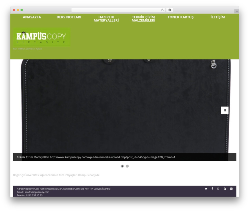 WordPress theme cherry - kampuscopy.com