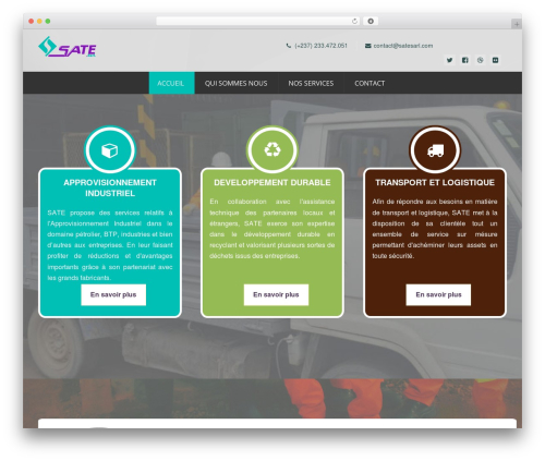 WordPress theme Ecorecycle - Multipurpose Wordpress Theme - satesarl.com