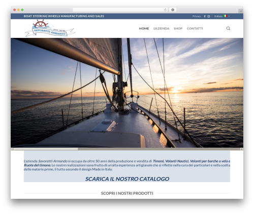 WordPress theme Flatsome - savorettisnc.com