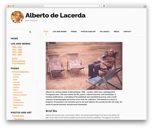 WordPress theme Focused - albertodelacerda.com