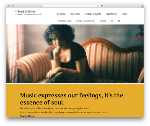 WordPress theme Rectangulum - aysunestefanie.com