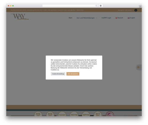 Yoku best WordPress theme - way-yoga.ch