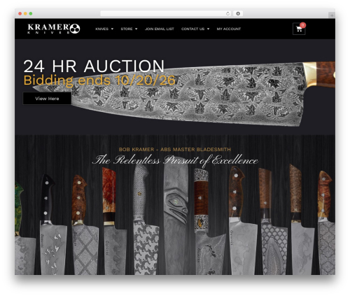 Woocommerce simple auctions WordPress plugin - kramerknives.com