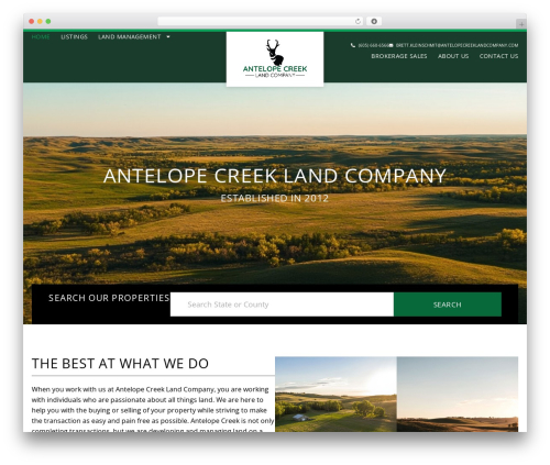 Realstack WordPress plugin - antelopecreeklandcompany.com