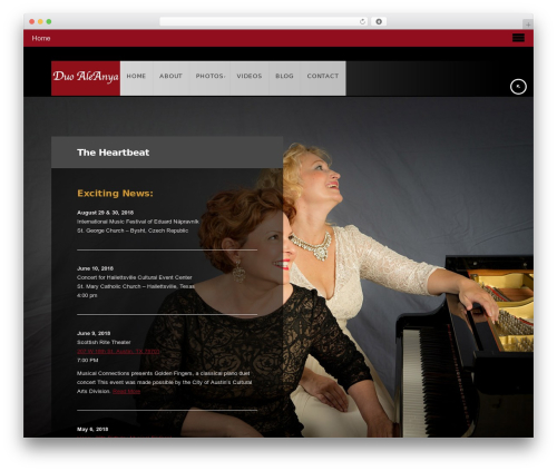 Responsive Fullscreen Studio for WordPress WordPress website theme - duoaleanya.com