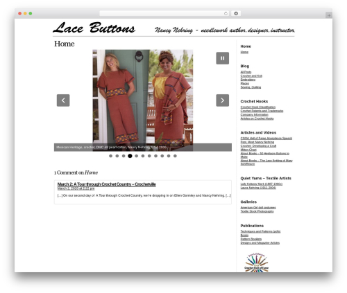 Simplish theme WordPress - lacebuttons.com