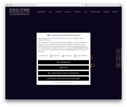 Theme WordPress bstheme - britzer-gartennacht.de
