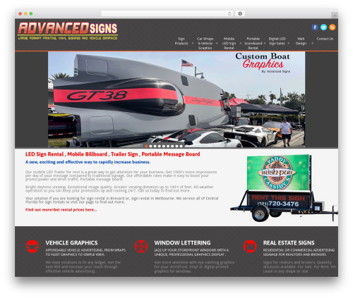 WordPress theme cherry - advancedsignsfl.com