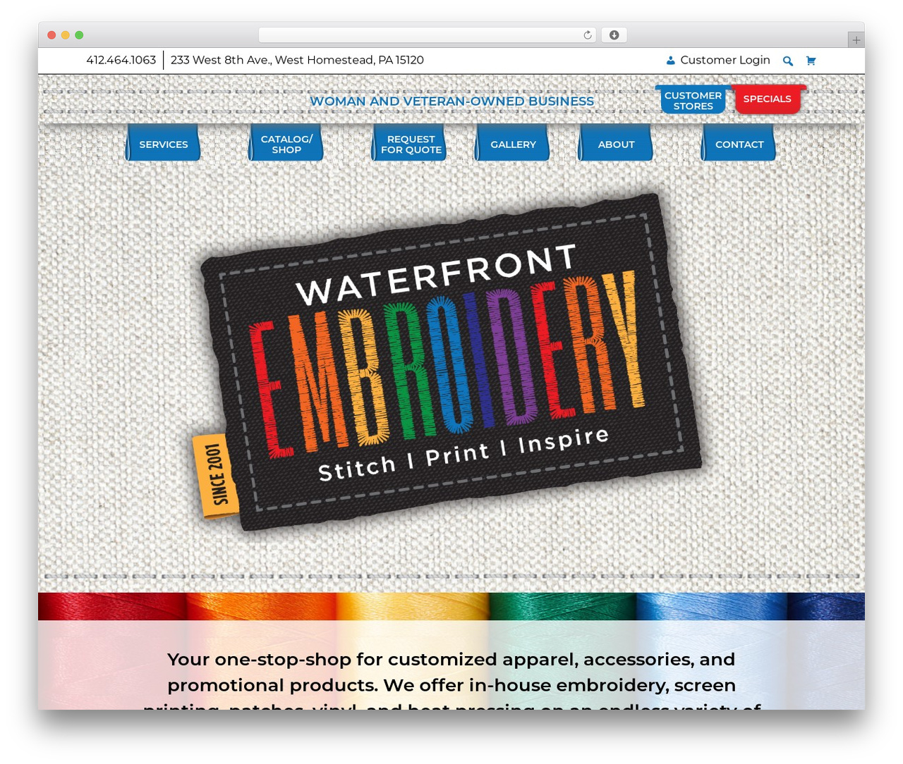 Azure Basic WP theme - waterfrontembroidery.com Azure Basic WP theme - waterfrontembroidery.com
