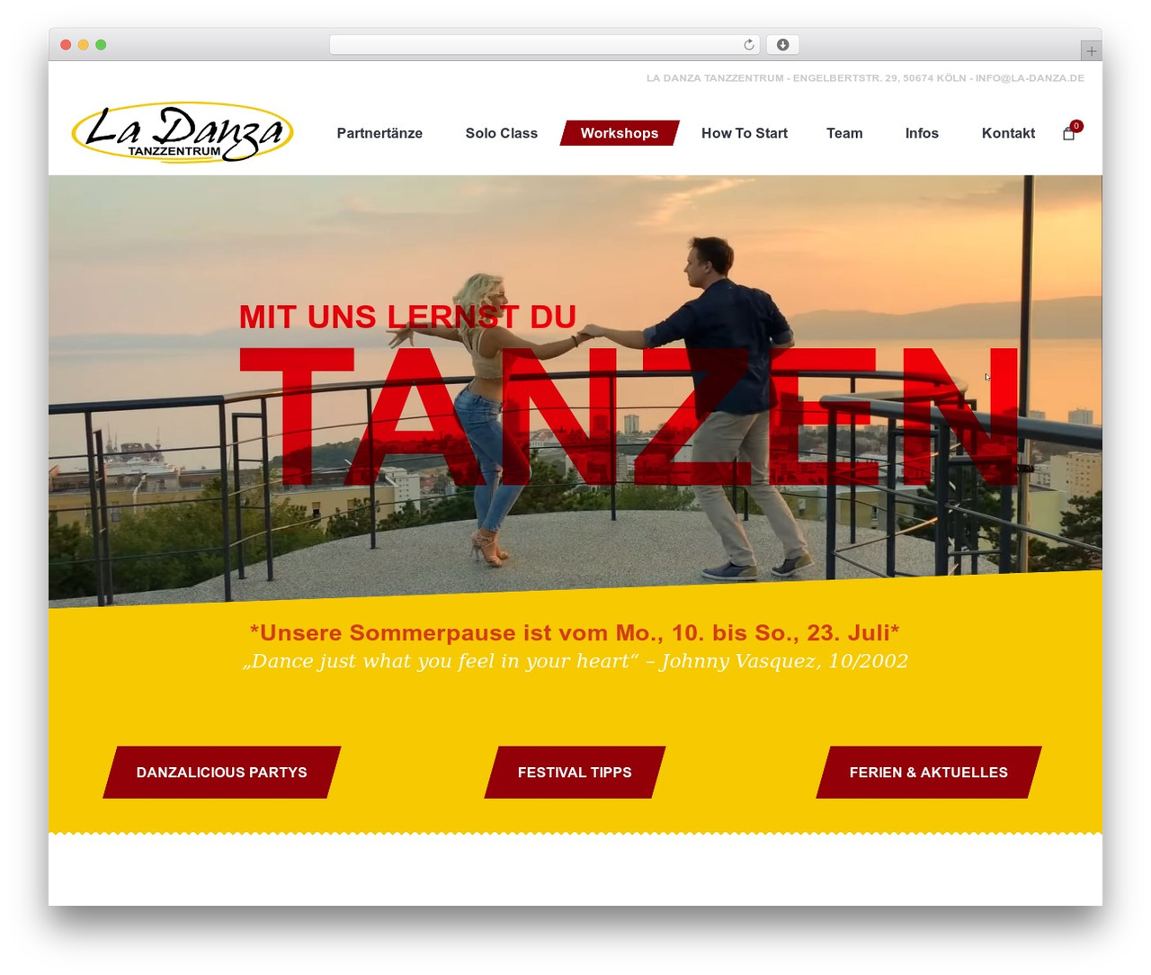 Dance Studio WordPress theme - siebenbaum.com Dance Studio WordPress theme - siebenbaum.com