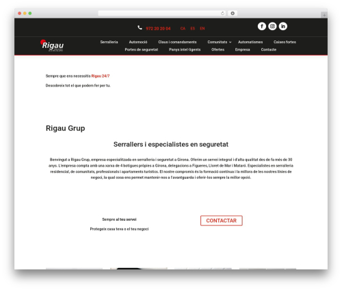 Divi WordPress theme - rigau.cat