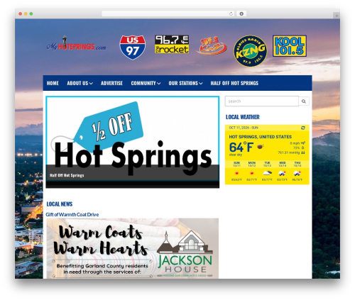 Entity closing lite WordPress plugin - myhotsprings.com