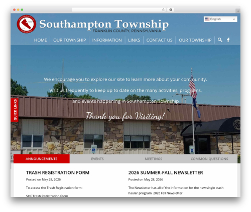 Nebula WordPress theme - southamptontownship.org