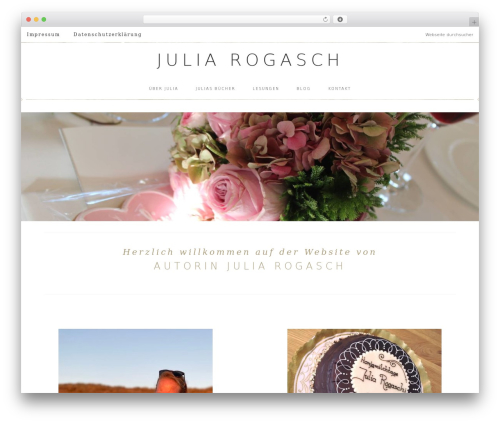Refined Theme WordPress theme - julia-rogasch.com