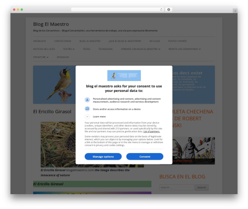 Theme WordPress Tiny Framework - blogelmaestro.com