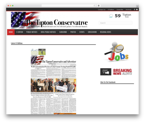 Webads rss WordPress plugin - tiptonconservative.com
