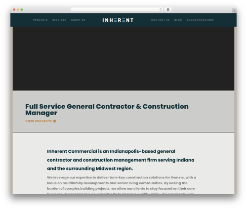 WordPress theme Divi - inherentco.com