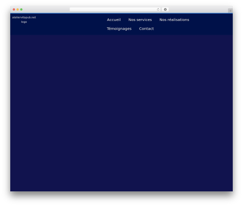 Super blank WordPress plugin - ateliervita.com