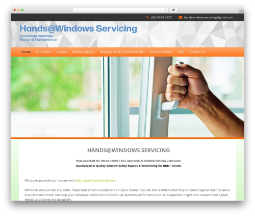 Customised Theme theme WordPress - window-servicing.com