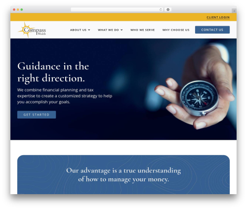 Theme WordPress Compass WP Theme - compasswealthllc.com