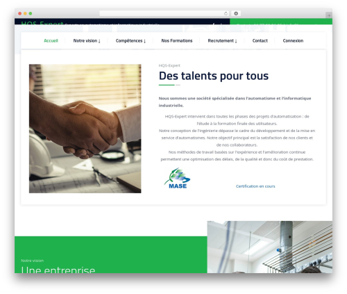 WordPress theme Tectxon - hqs-expert.com