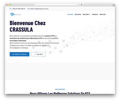 WordPress theme Vaximo - crassula-ci.com