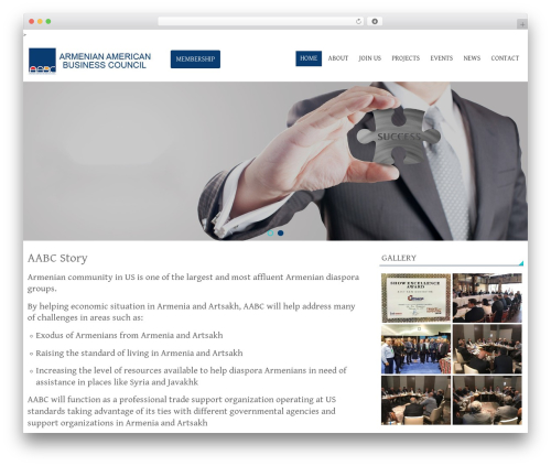 AccessPress Lite theme WordPress free - armenianbusinesscouncil.com