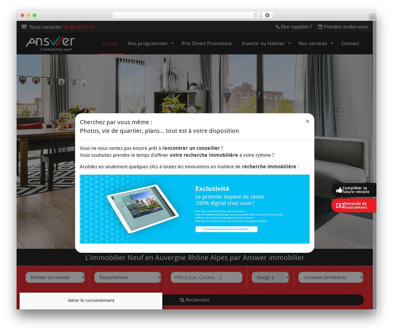 Answer WP theme - answer-immobilier.com Answer WP theme - answer-immobilier.com