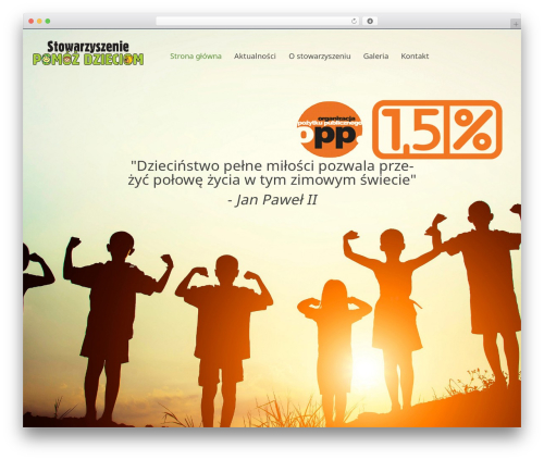 Cherry Framework top WordPress theme - pomozdzieciom.com