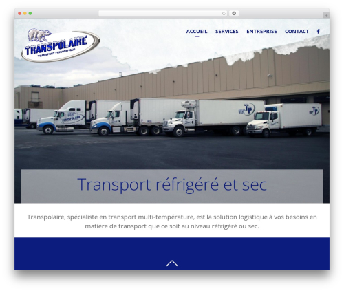 Corporate WordPress theme - transpolaire.com