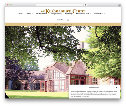 Give gift aid WordPress plugin - krishnamurticentre.org.uk