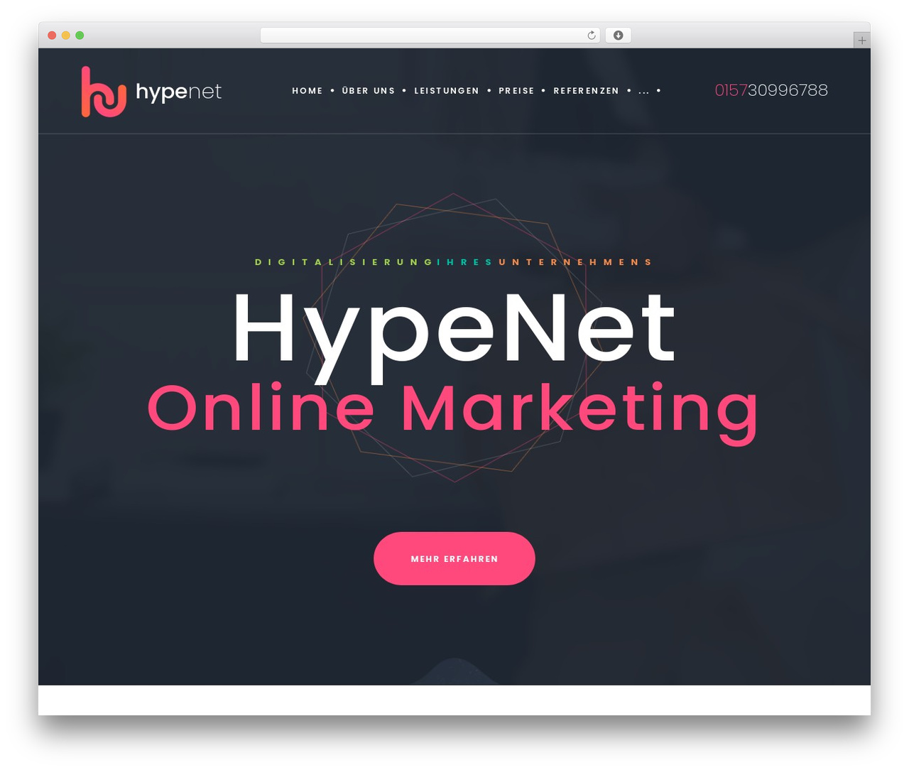DotDigital WordPress theme - hype-net.de