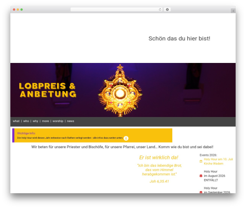 Anchor Block (anchor-block) free WordPress plugin - heiligestunde.de
