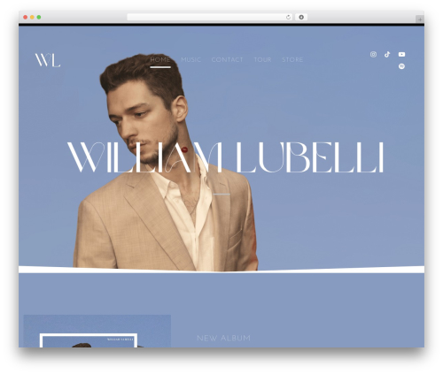 Sonaar premium WordPress theme - williamlubelli.com