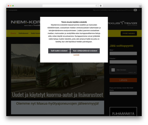 Storefront theme WordPress - niemikorpioy.com