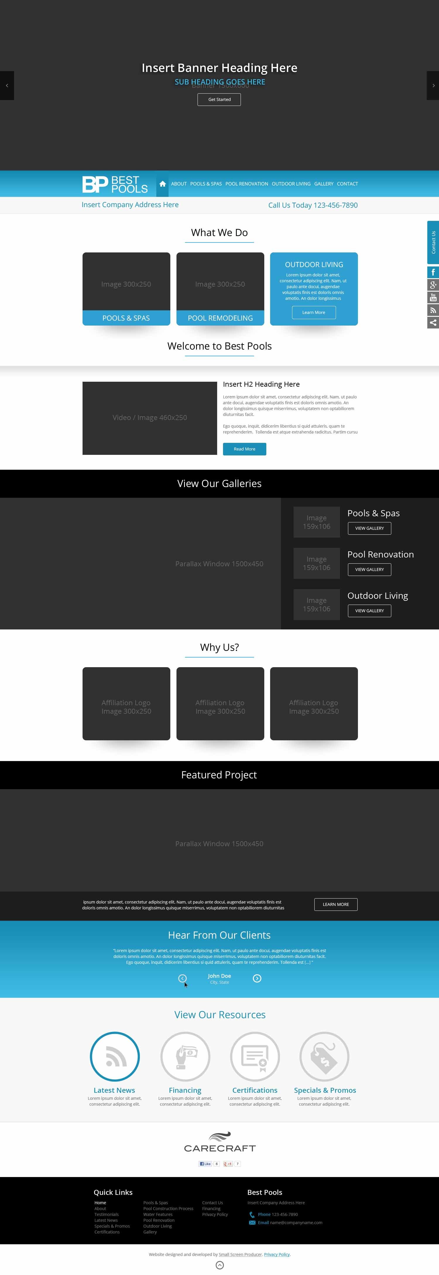 Template E top WordPress theme