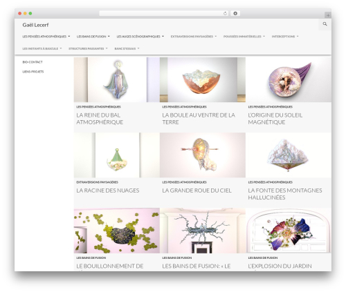 Theme WordPress davinci - gaellecerf.com